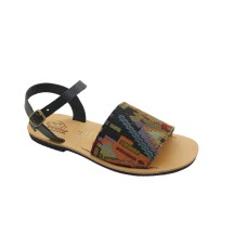 SELENA GREEK SANDALS 0164F BLACK