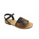 SELENA GREEK SANDALS 0164F BLACK
